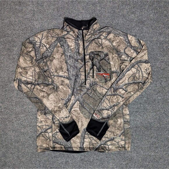 Sitka Gear Other - Sitka Mothwing Mountain Mimicry 2.0 Mens Medium Pullover 1/2 Zip Jacket